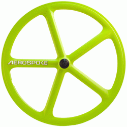 700C Aerospoke - Lime Green Front – Vajro Test Store